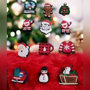 Christmas Croc Charms